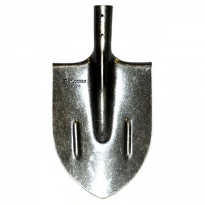 Лопата штыковая без черенка "Флорис ЛКО-02", рельс. сталь с ребром жесткости (9366)