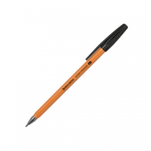 Ручка шариковая Brauberg M-500 Orange (0.35мм, черный цвет чернил, корпус оранжевый) 50шт. (143449)