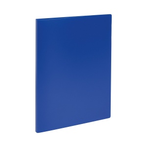 Папка с зажимом Стамм (А4, 14мм, 500мкм, пластик) синяя (ММ-32217), 35шт.
