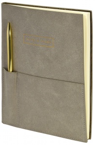 Ежедневник недатированный A5 Lorex Elegance Stylish Collection (80 листов) интегральная обложка с ручкой в кармане, 12шт.