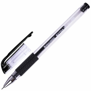 Ручка гелевая Brauberg Extra GT Needle (0.35мм, черный, игольчатый узел) (143918)