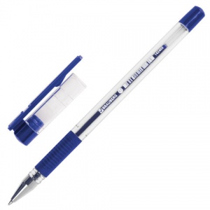 Ручка шариковая Brauberg X-Writer (0.35мм, резиновый упор, синий цвет чернил) 1шт. (142403)