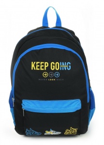 Рюкзак школьный schoolФОРМАТ Keep going, модель Soft 2, мягкий каркас, двухсекционный, 42х31х16см, 21л, для мальчиков