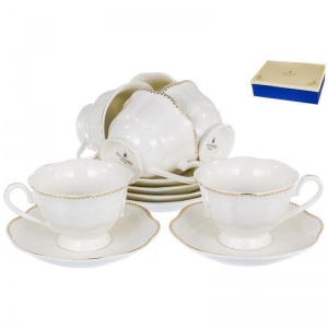 Чайный набор фарфоровый Balsford Паллада, на 6 персон (12 предметов)