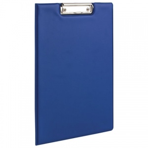 Папка-планшет с крышкой Brauberg (А4, до 50 листов, картон/пвх) синий (221489), 40шт.