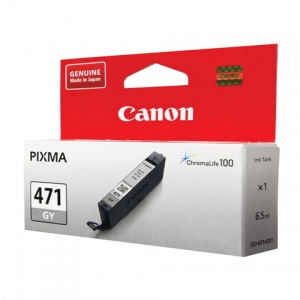 Картридж оригинальный Canon CLI-471GY (125 страниц) серый (0404C001)