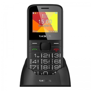 Мобильный телефон Texet TM-201B, черный/красный