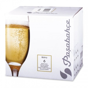 Набор фужеров для шампанского Pasabahce "Бистро", стекло, 190мл, 6шт. (44419B)