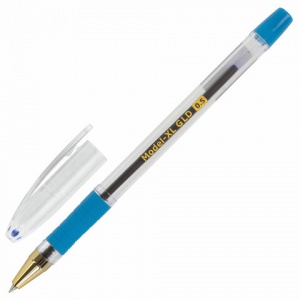 Ручка шариковая Brauberg Model-XL GLD (0.25мм, синий цвет чернил) 1шт. (143245)