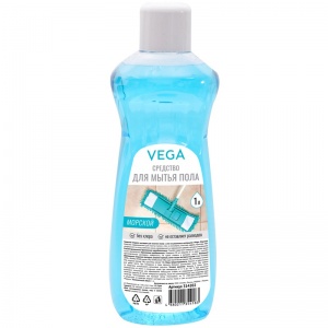 Средство для мытья полов Vega "Морской", 1л (314202)