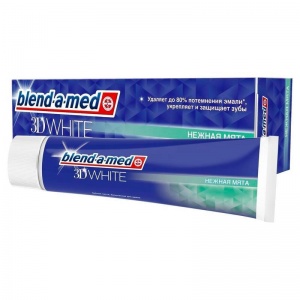 Зубная паста Blend-a-Med 3D White "Нежная мята", 100мл