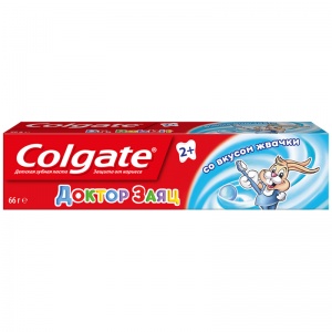 Зубная паста Colgate Доктор Заяц "Вкус жвачки", 50мл (4606144005381)