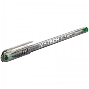 Ручка шариковая Pensan My-Tech (0.7мм, зеленый цвет чернил, игольчатый стержень, масляная) 1шт. (2240/25)