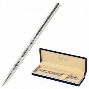 Ручка шариковая подарочная Galant Astron Silver (0.7мм, синий цвет чернил, корпус серебристый, детали хром) 1шт. (143527)