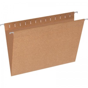 Подвесная папка Foolscap Attache Economy (405x240мм, до 80л., картон) коричневая, 10шт.