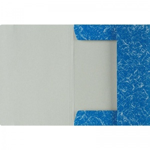 Папка на резинках картонная Attache (А4, до 200л., ламинированный картон) синяя, 1шт.