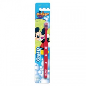 Зубная щетка детская Oral-B Kids Mickey, для 2-4 лет, мягкая (603207)
