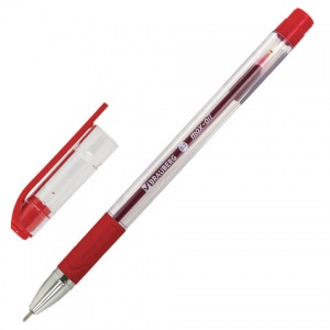 Ручка шариковая Brauberg Max-oil (0.35мм, красный цвет чернил, масляная основа) 1шт. (142143)