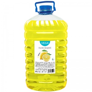 Мыло жидкое Vega "Лимон", 5000мл, ПЭТ, 1шт. (314225)