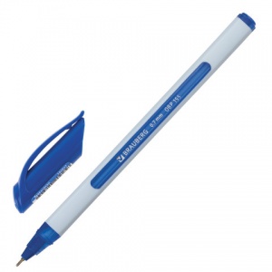 Ручка шариковая Brauberg Extra Glide Soft White (0.35мм, масляная основа, синий цвет чернил) 1шт. (OBP155)