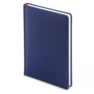 Ежедневник датированный на 2024 год А5 Attache Velvet (168 листов) обложка кожзам, темно-синий