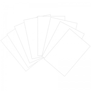 Картон белый мелованный ArtSpace (8 листов, А4) в папке (Нк8б_001), 30 уп.