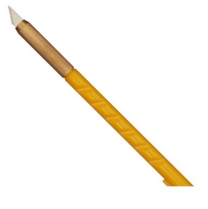 Нож-скальпель канцелярский 6мм Attache Selection (защелка) желтый