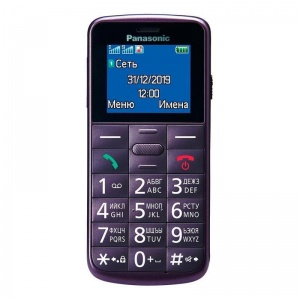 Мобильный телефон Panasonic TU110, фиолетовый (KX-TU110RUV)