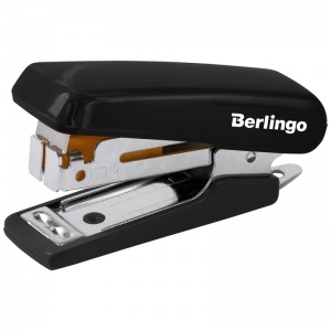Степлер Berlingo Comfort мини, №10, до 10 листов, пластиковый корпус, черный (DSn_10161), 120шт.