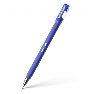 Ручка гелевая Erich Krause G-Cube (0.4мм, синий, игольчатый узел) 12шт. (46162)