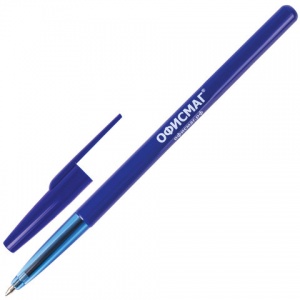 Ручка шариковая Офисмаг (0.5мм, синий цвет чернил) 1шт. (141117)