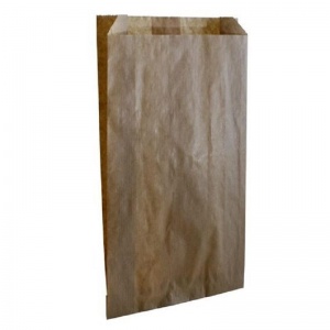 Крафт-пакет бумажный коричневый, 24.5х14х6см, 800шт.