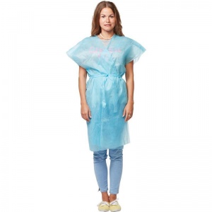 Мед.одежда Халат нестерильный Чистовье Кимоно голубой (размер 50-56) 10шт.