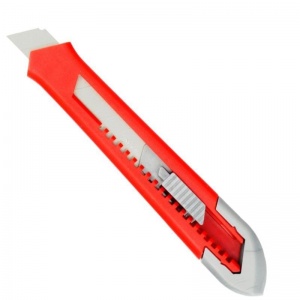 Нож канцелярский 18мм Matrix, фиксатор, ABS-пластик