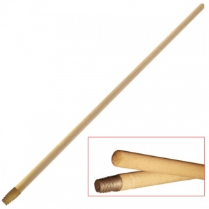Ручка для метлы, 120см, деревянный с резьбой (601829)