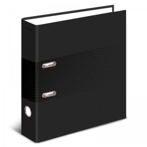 Папка с арочным механизмом Attache Digital (75мм, А4, картон ламинированный) черная