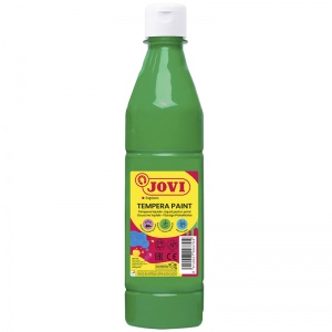 Гуашь цветная Jovi, зеленая, 500мл, с повышенным содержанием пигмента (50617)