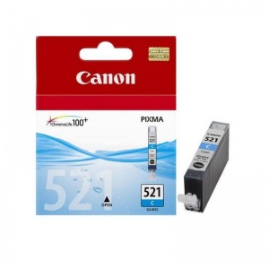Картридж оригинальный Canon CLI-521C (535 страниц) голубой (2934B004)