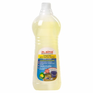 Средство для мытья полов Лайма Professional "Лимон", концентрат 1кг (601607), 12шт.