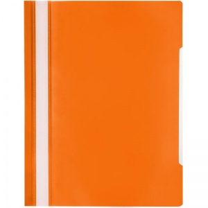 Папка-скоросшиватель Attache Элементари (А4, 150/180мкм, до 100л., пластик) оранжевый, 10шт.