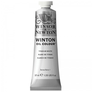 Краска масляная художественная Winsor&Newton "Winton", 37мл, туба, белила титановые, 3шт. (1414644)