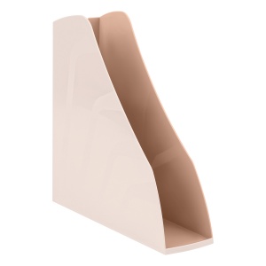 Лоток для бумаг вертикальный Стамм "Вектор", 80мм, розовый (ЛТВ-30444)