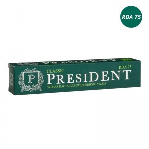 Зубная паста President Classic, 75мл