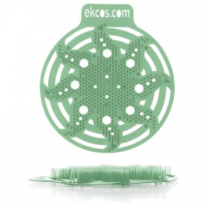 Коврики-вставки для писсуара Экос (Power-screen) "Сосна", на 30 дней, цвет зеленый, 2шт. (PWR-9G)