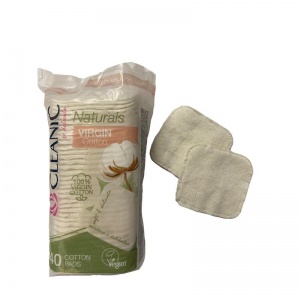 Диски ватные Cleanic Naturals Virgin Cotton, 40шт. в упаковке