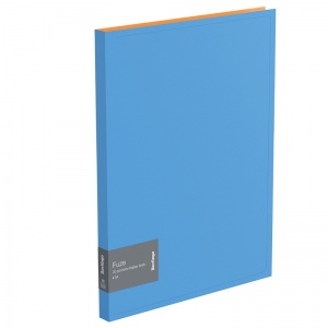 Папка файловая 20 вкладышей Berlingo Fuze (А4, пластик, 14мм, 600мкм) голубая (AVp_20310)