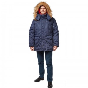 Спец.одежда Куртка зимняя мужская з28-КУ, синий (размер 60-62, рост 182-188)