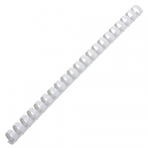 Пружины для переплета пластиковые Brauberg, 16мм, А4, белые, 100шт. (530815)