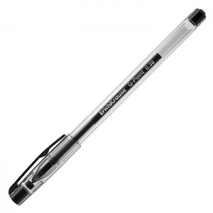 Ручка гелевая Erich Krause G-Point (0.25мм, черный, игольчатый наконечник) 1шт. (17628)