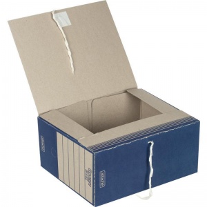Короб архивный Attache (325x260x150мм, 150мм, до 1500л., картон) синий, 25шт.